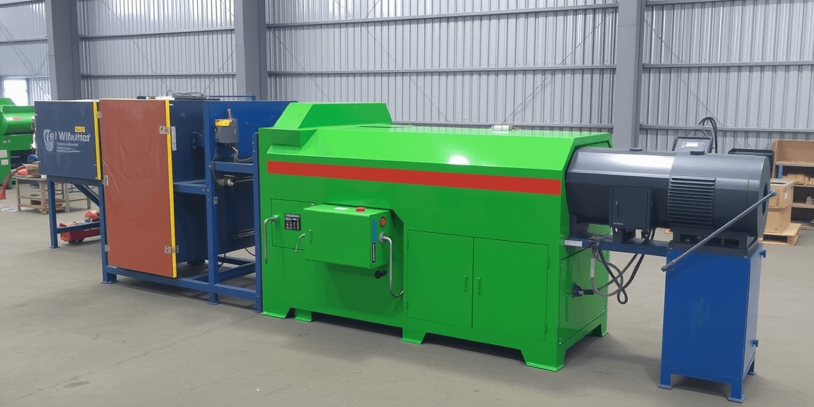 Plastic shredding machines for industrial use